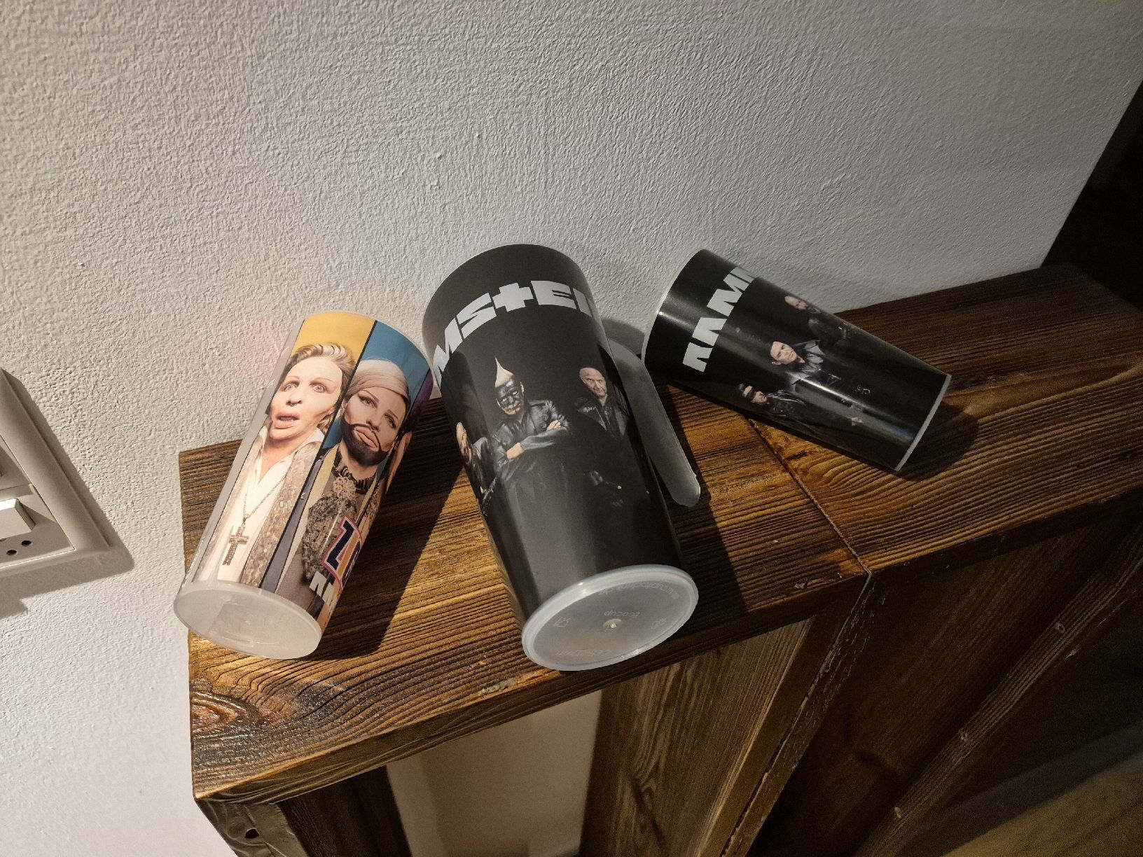 Behälter & Ähnliches: 3 Stk. Rammstein Trinkbecher aus Sammlung – Gebraucht aus Krauchthal von 4by4 4