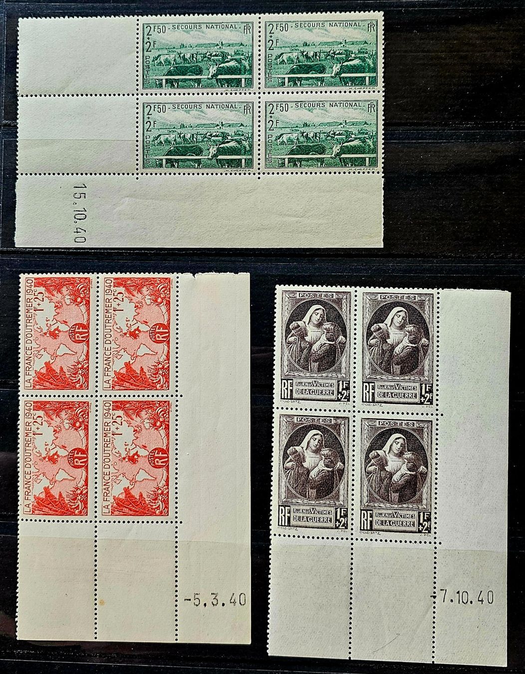 Alle Briefmarken: FRANCE coins datés ** – Neu (gemäss Beschreibung) aus Les Valettes von Nuba1