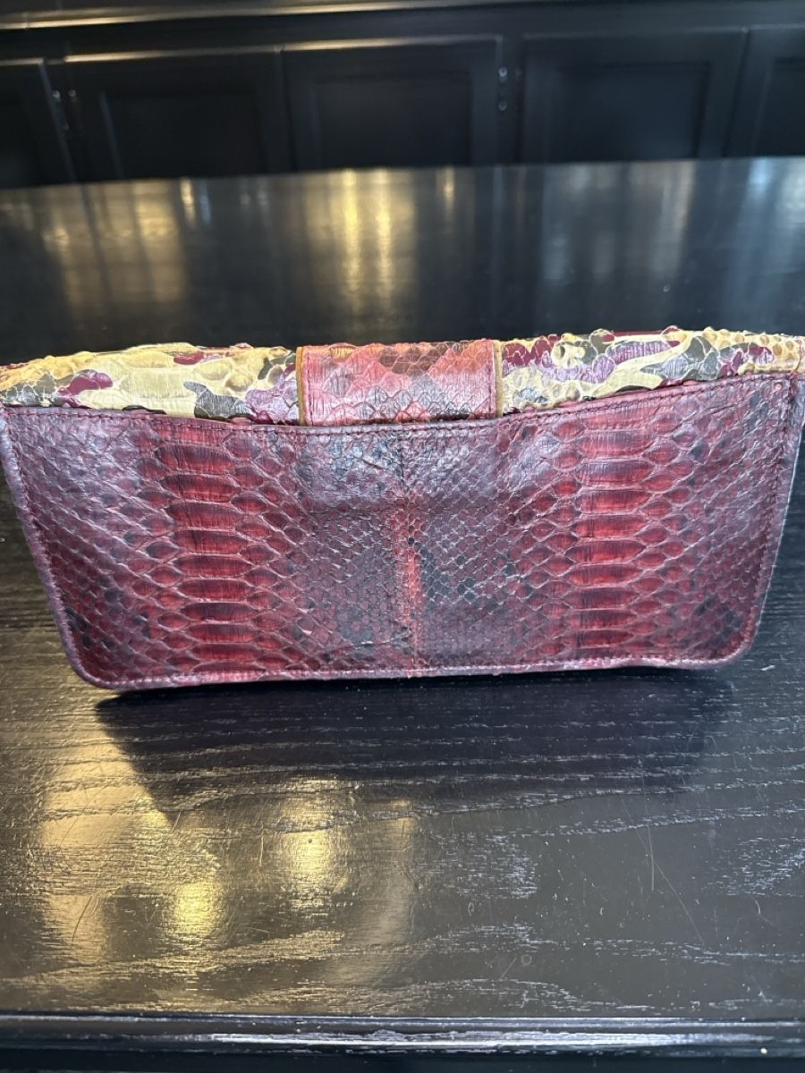 Borse da donna: Sac à main Claris Virot en écaille de python occasion  – Usato da la chaux de fonds venduto da netspockette 1