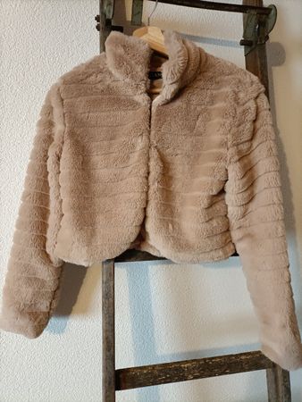 Kuschelige Kunstfelljacke Grösse S