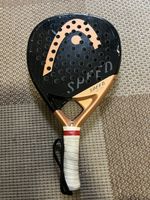 Padel Racket Head Speed Motion Used With Signs of Wear