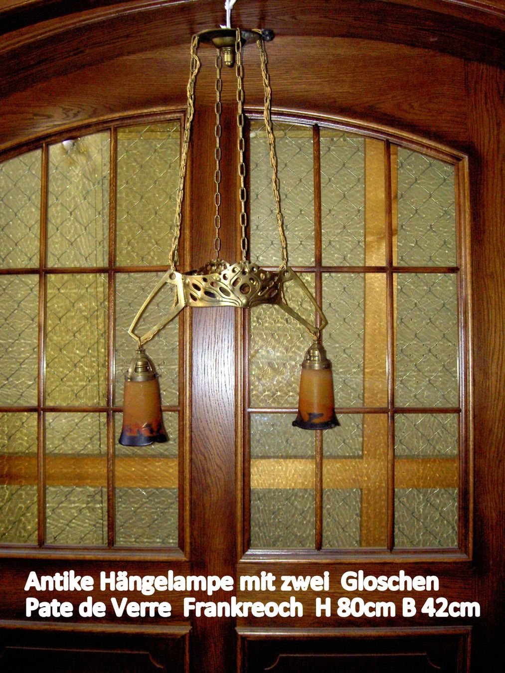 Lampadari & plafoniere: Antike Hängelampe "Königlich" – Usato da Brunnen venduto da brocundfloh