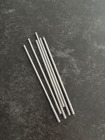 6 Pailles en inox
