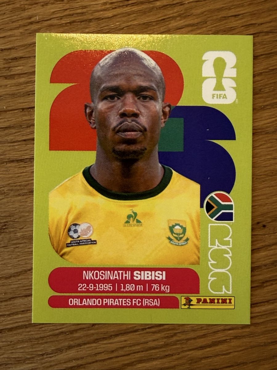 Panini Carte collezionabili: Panini WM 2026 Sibisi RSA 10 – Nuovo (secondo la descrizione) da Reinach BL venduto da Pepe2412