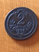 Münzen Münze 2 Heller 1897 Österreich