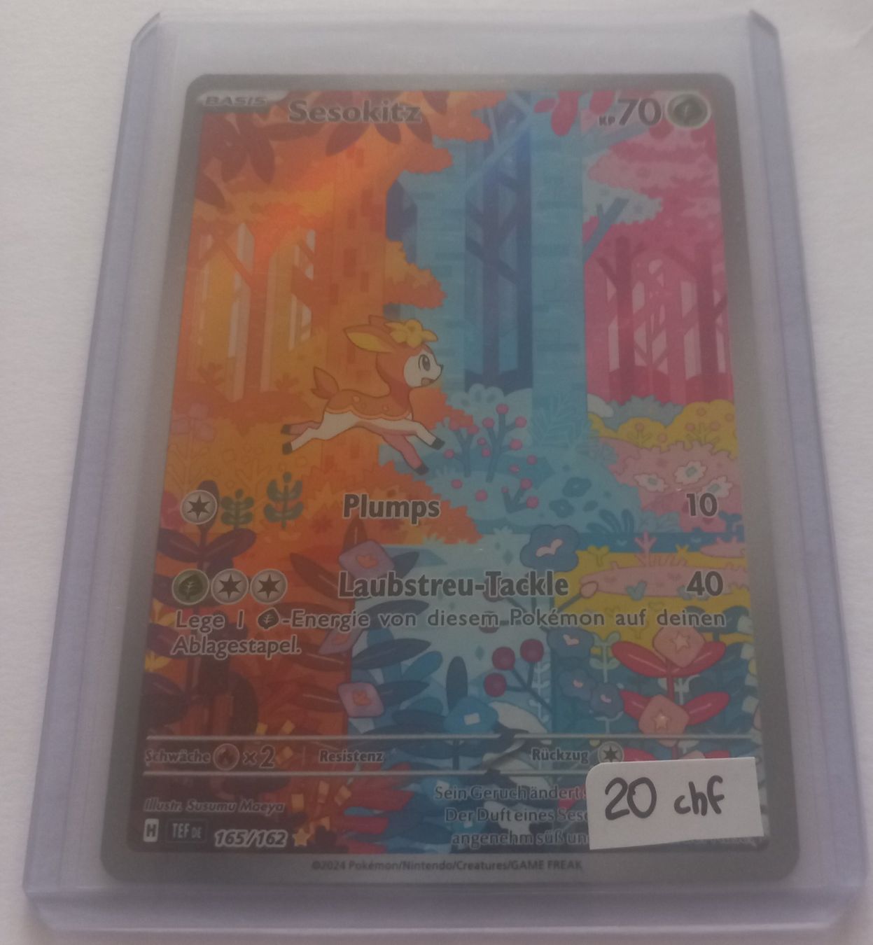 Cartoline: Pokemon Gewalten der Zeit Sesokitz 165/162 – Nuovo (secondo la descrizione) da Bremgarten b. Bern venduto da kev_f7zw