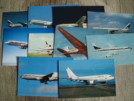 Delta Air Lines (USA) 10 Verschiedene Ansichtskarte