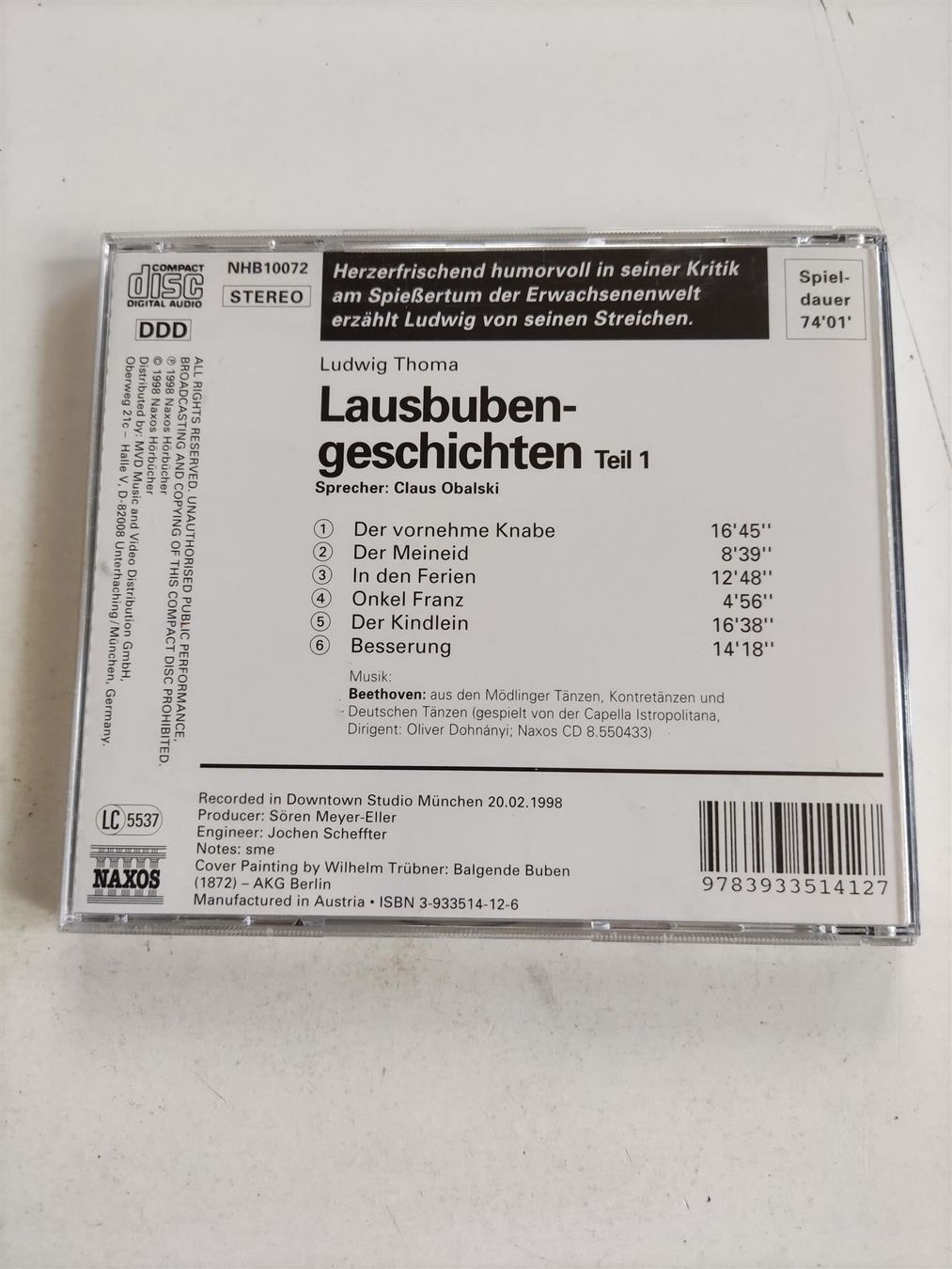 CD: Lausbubengeschichten (Teil 1) – Usato da St.Gallen venduto da elk2023 2