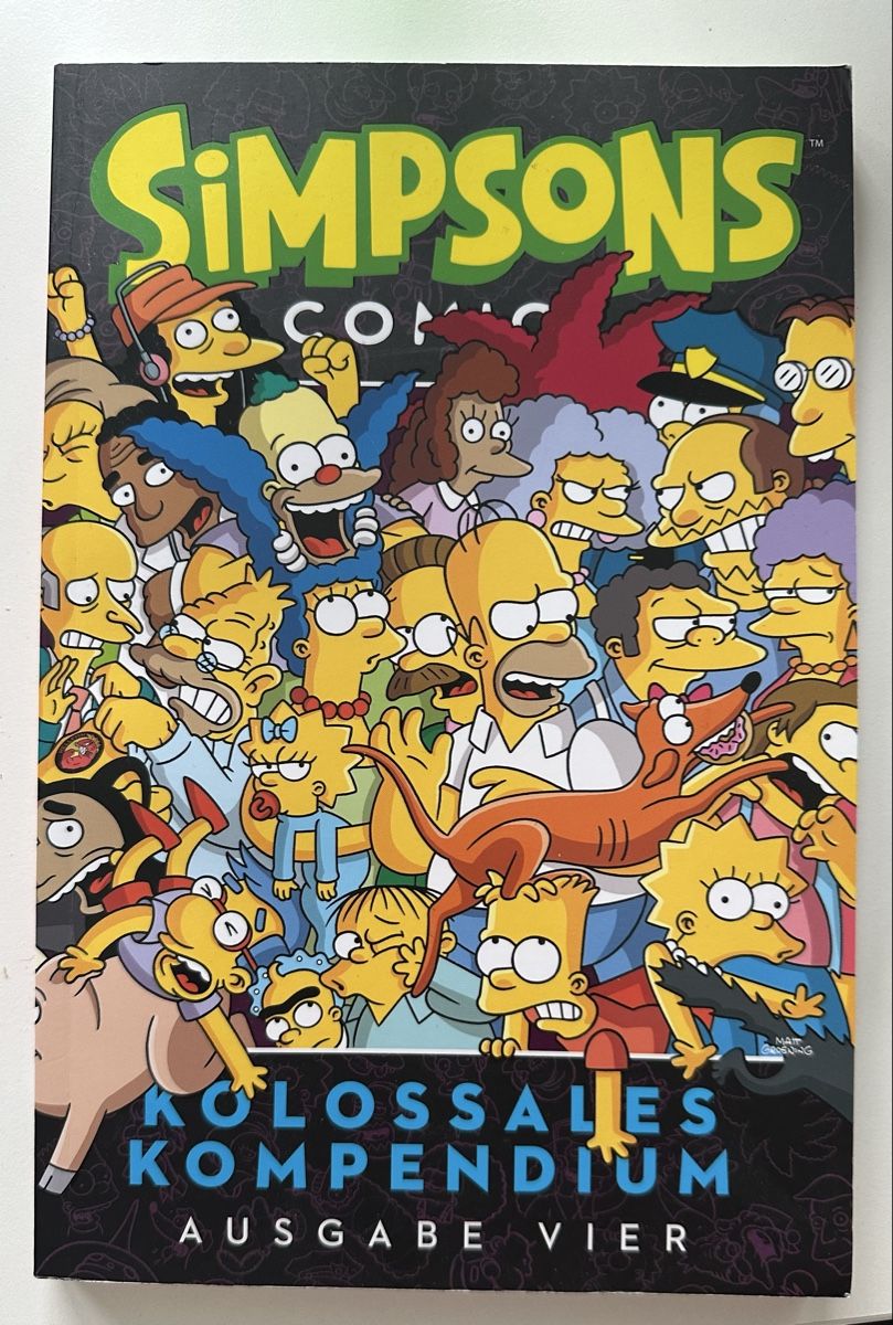 Libri: Simpsons kolossales Kompendium Ausgabe Vier 4 – Nuovo (secondo la descrizione) da Schaffhausen venduto da Guckyy