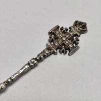 Vintage 900 Silber Löffel Jerusalem Kreuz – Silberlöffel Gek