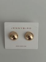 JENNY BIRD Ohrringe Messing in Gold getunkt, NEU