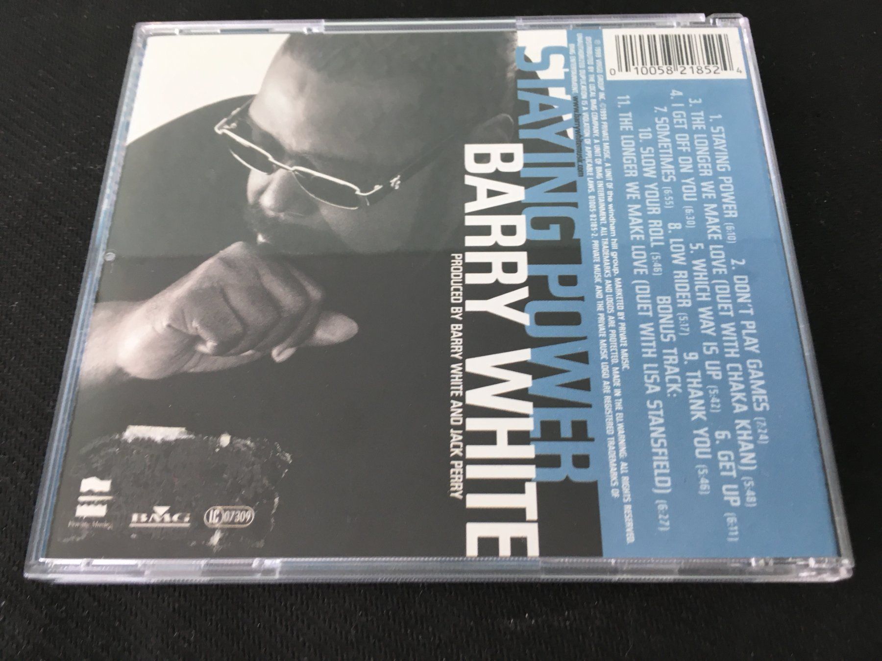 CD: Barry White - Staying Power -CD- – Usato da St.Gallen venduto da MedienJoe 2
