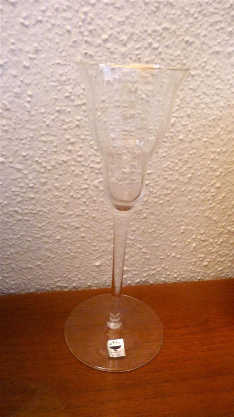 Portacandele: Kerzenständer mit Goldrand von Gral, handmade % – Usato da Nunningen venduto da Ave51