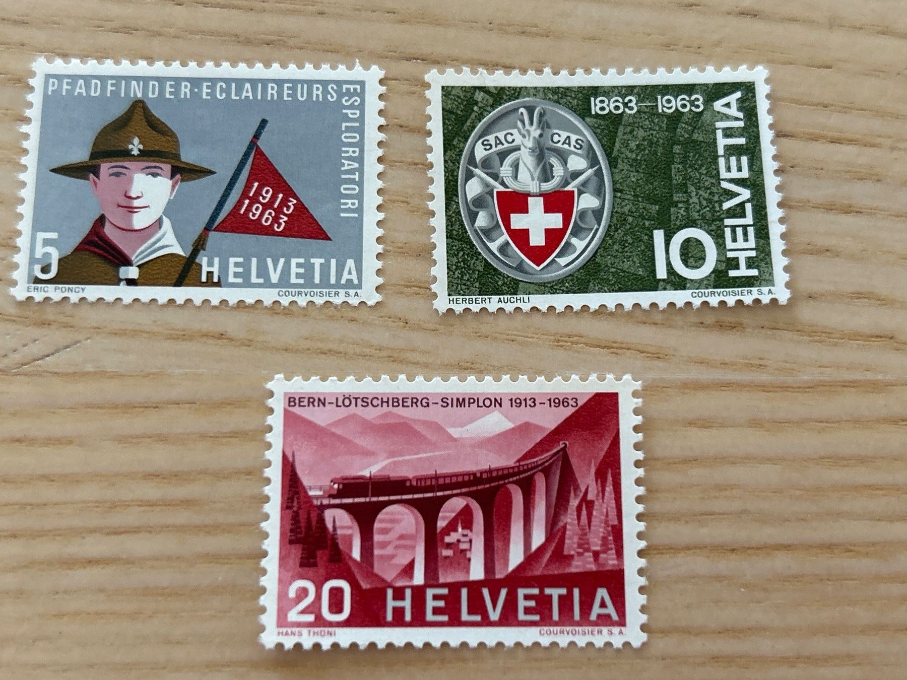 Tous les timbres: Briefmarke - Schweiz - 1963 - postfrisch – Neuf (Voir description) à Villnachern par RicardoMary