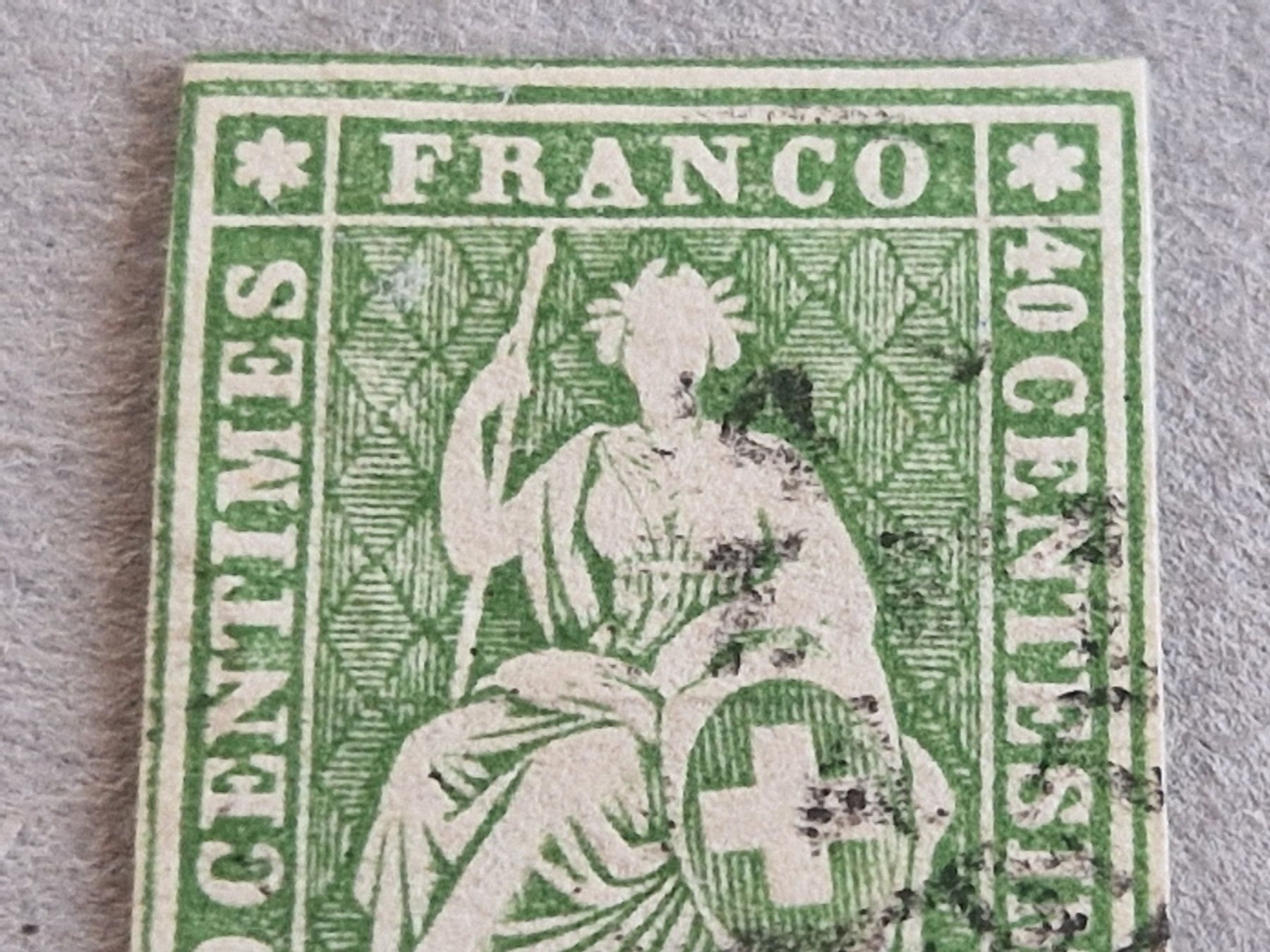 Tutti i francobolli: Strubel 26G, signiert, ab 1.- – Usato da Burgdorf venduto da Glossy01 1