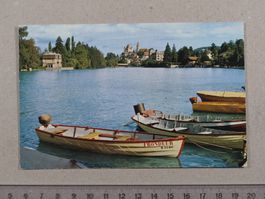 Thun, 1967, Boot, Schiff, Schloss und Kirche