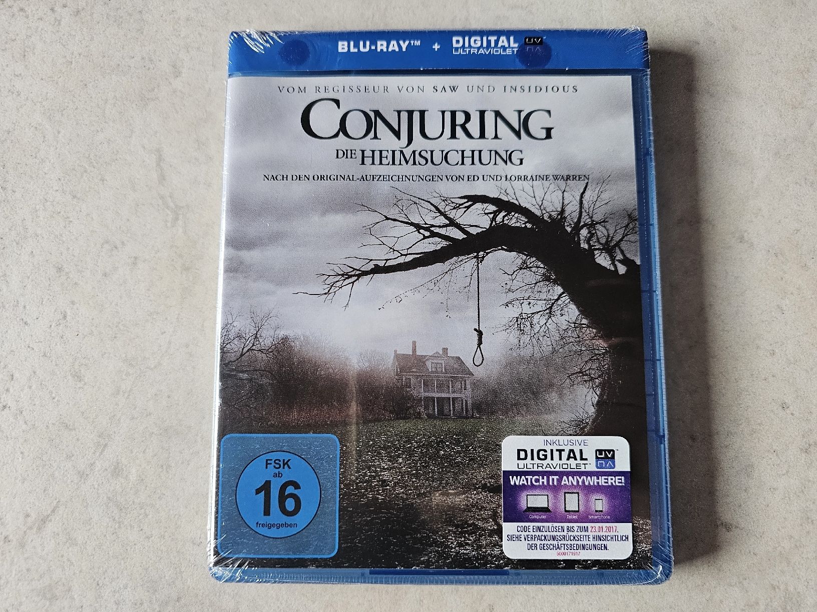 Tutti i DVDs: Conjuring  -  Die Heimsuchung  /  Bluray Fabrikneu – Nuovo e nell'imballaggio originale da Schneisingen venduto da backstore24