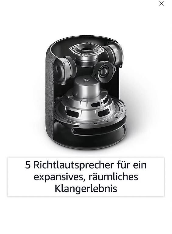 Amazon Casse acustiche: Lautsprecher Amazon Echo Studio anthrazit top Zustand – Usato da Dübendorf venduto da CaBer 2