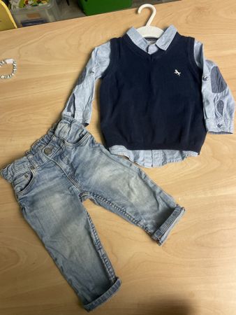 Cooles H&M Hemd/Jeans/Débardeur Jungen Gr. 74/80