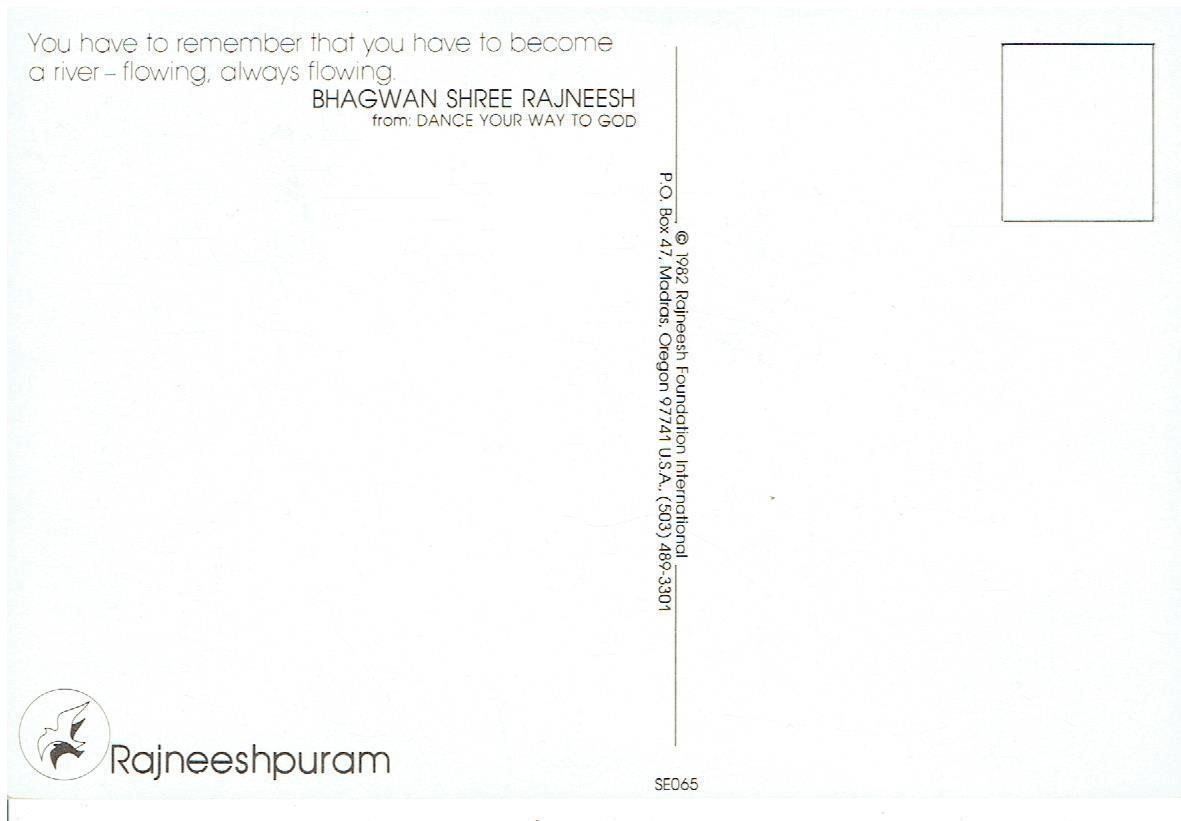 Cartoline postali: Rajneeshpuram – Usato da Flims - Dorf venduto da Stagediver 1