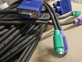VGA Kabel 3 in 1 ca. 8.5m