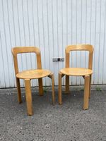 2 x Mid Century Bruno Rey Dietiker Stühle Vintage