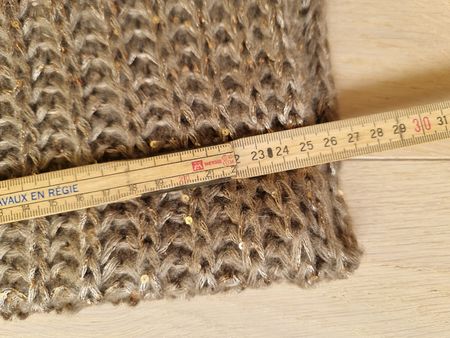 Schal Loop mit Glitter Pailletten neu