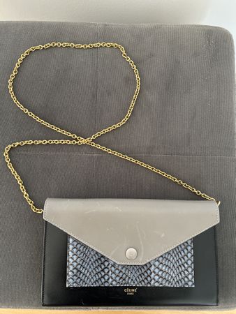Céline Clutch Bag mit Kette