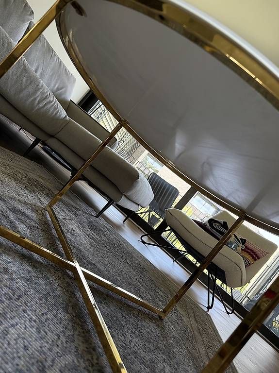 Tavoli: Couchtisch Marmoroptik Gold – Usato da Basel venduto da selinalivia 2