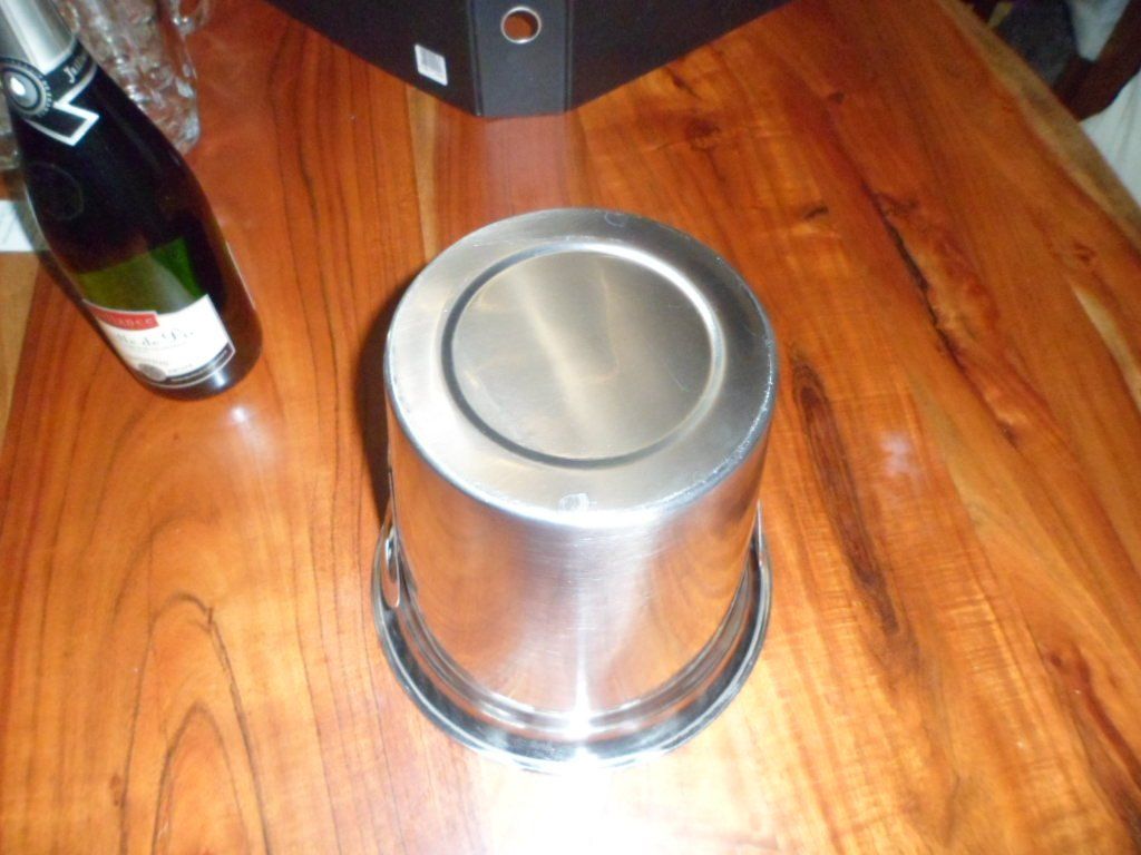 Altro: Champagner oder Sektkübel Chromstahl, Griffen auf der Seite – Nuovo (secondo la descrizione) da Schöftland venduto da rennsenn 6