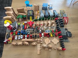 Brio Bahn mit viel Zubehör (Brio und kompatible Marke)