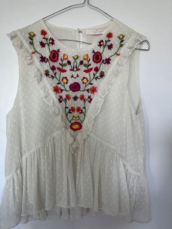 Sommer Boho Zara Bluse; Versand 2