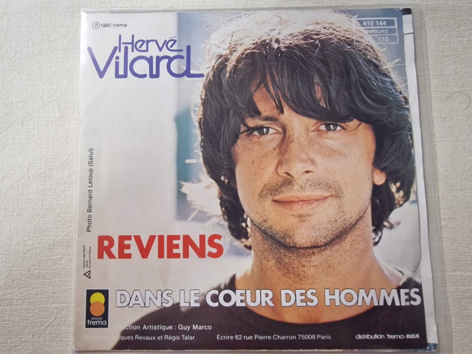 Dischi in vinile: Hervé Vilard Single – Reviens – Usato da Root venduto da atelier22 1