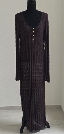 Strickkleid H&M braun mit Knöpfen Grösse XXL neuwertig