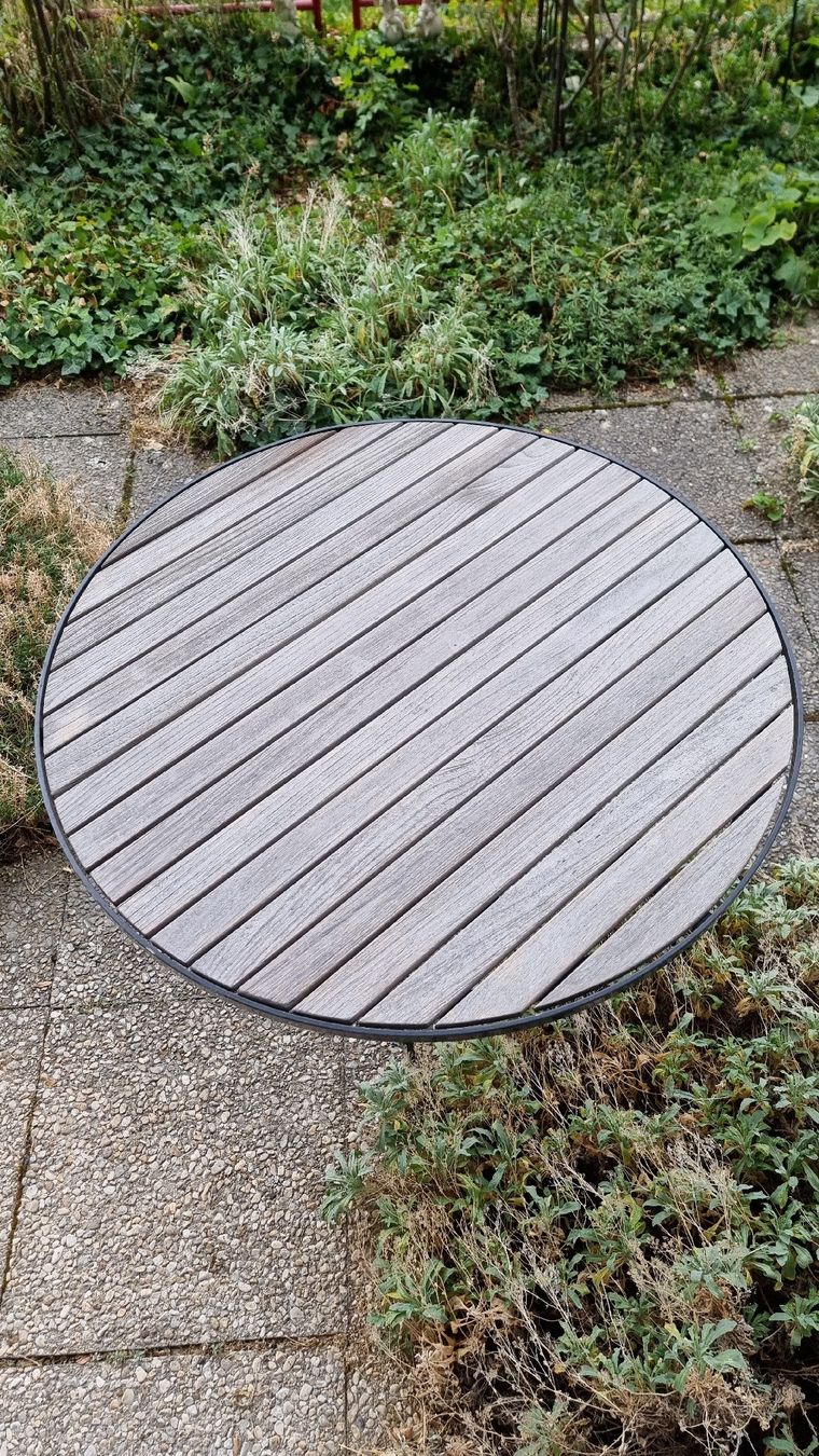 Garpa Tavoli: GARPA FONTENAY Teaktisch 90 cm – Usato da Twann venduto da MW51 1