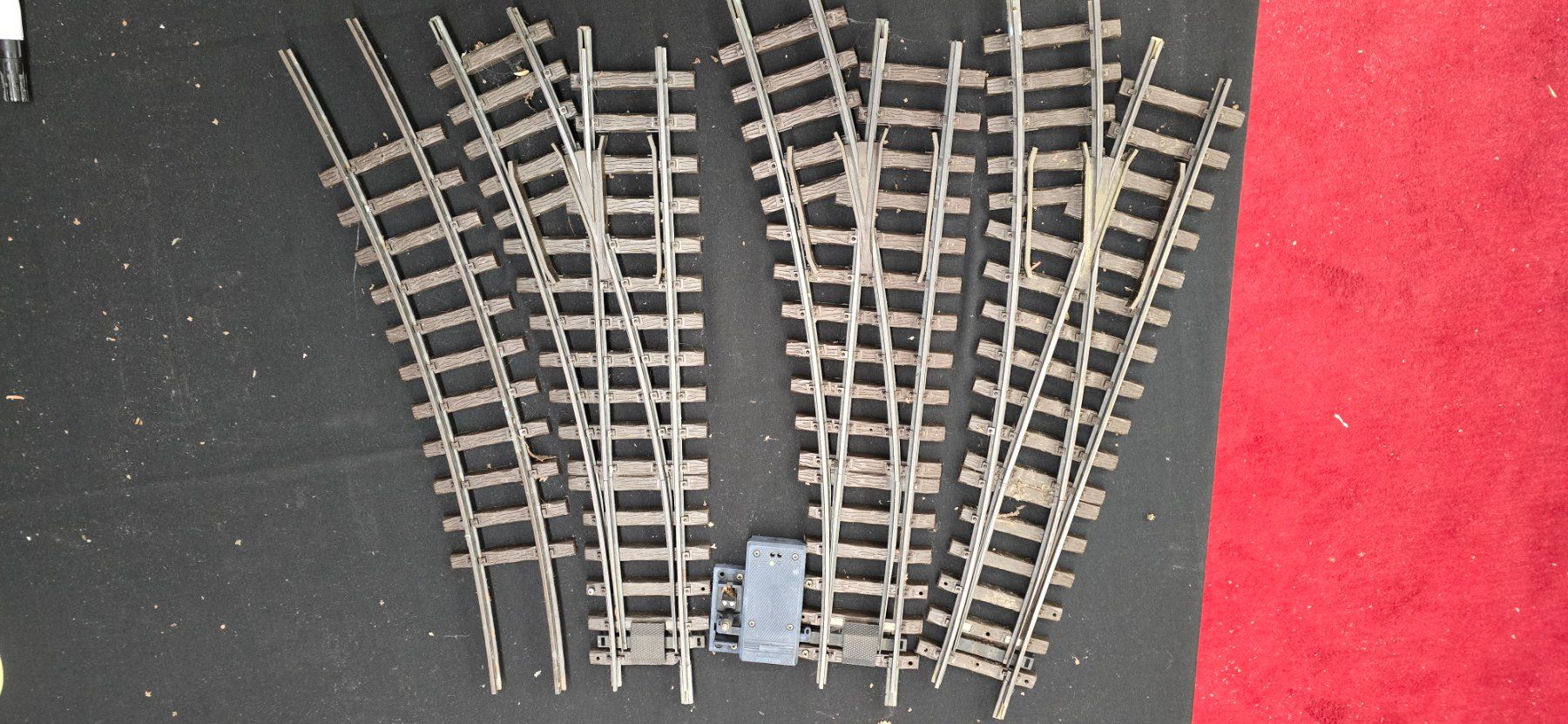 Märklin Modellini di ferrovie: Weichen 4er Set Märklin defekt – Difettoso da Russikon venduto da Pedro20