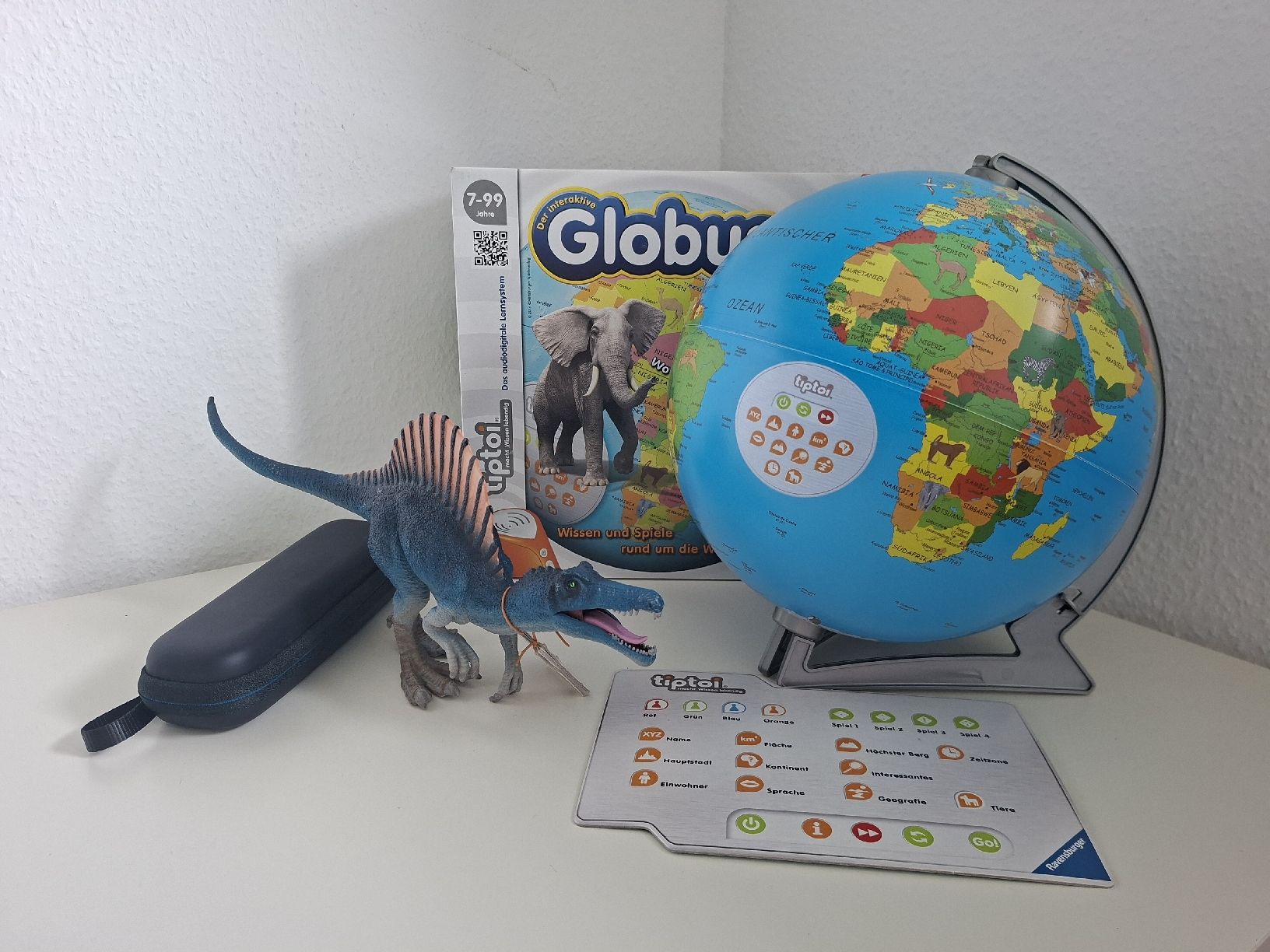Tiptoi Giocattoli: Ravensburger tiptoi Globus + Spinosaurus (ohne Stift) – Usato da Pieterlen venduto da jak_c2lj