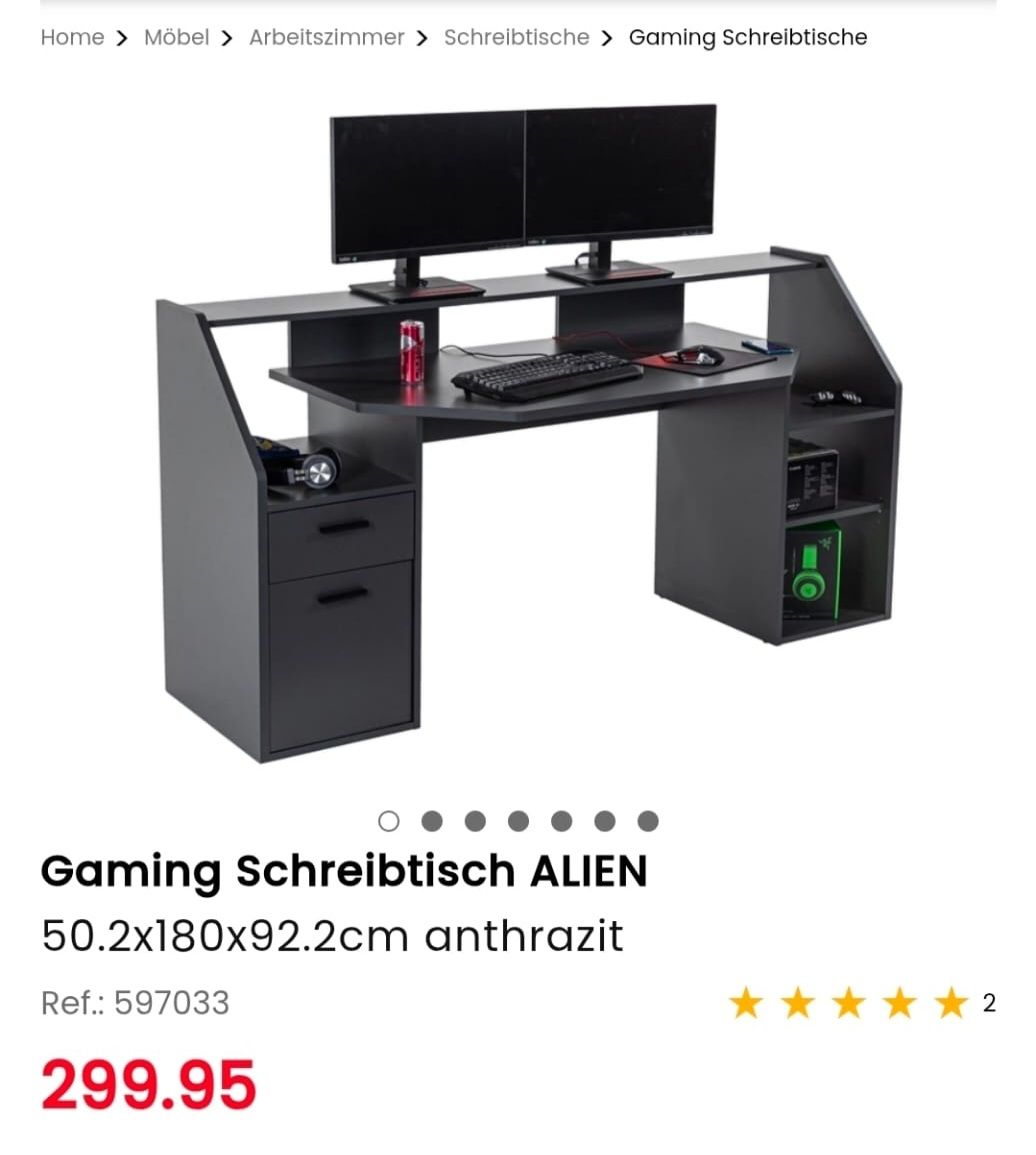 Scrivanie: Gaming Schreibtisch – Usato da Muri AG venduto da Rocky14 4