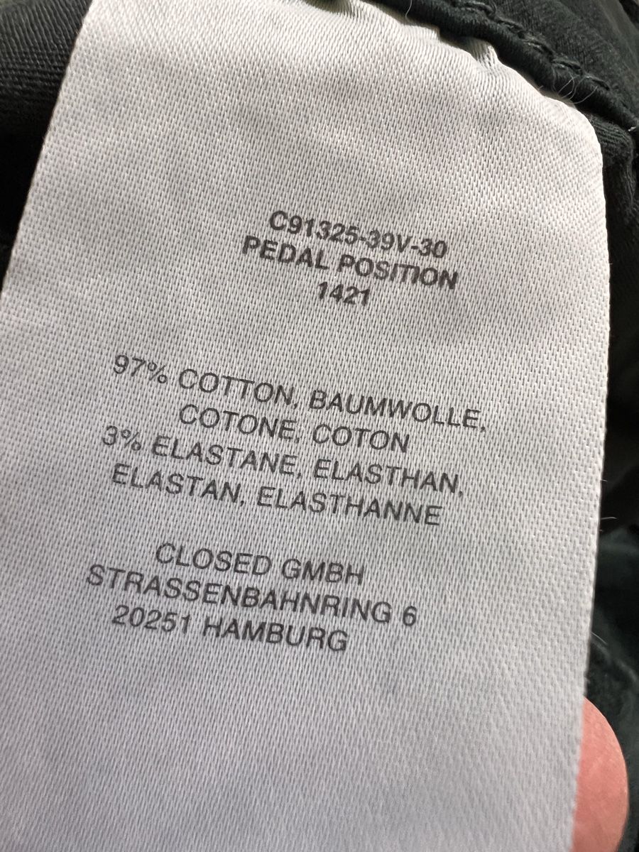 Closed Pantaloni: CLOSED Hose | Samthose | Grösse 40 (IT 46) - Schwarz – Usato da Zürich venduto da Ka-Scha 7