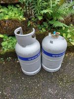 2 x Top wiederbefüllbare schöne Alu Gasflaschen 14 kg