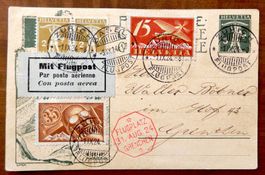FLUG vom 31.AUG.24 / 1.IX.24, 3.IX.24 Grenchen-Zürich-Basel