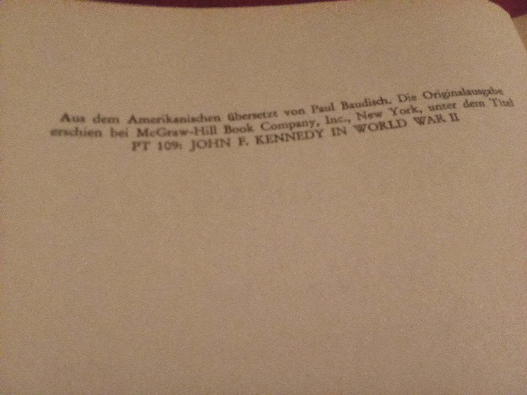 Libri: Robert J Donovan - Kennedy auf PT 109 – Usato da Remetschwil venduto da Privatflohmi 3