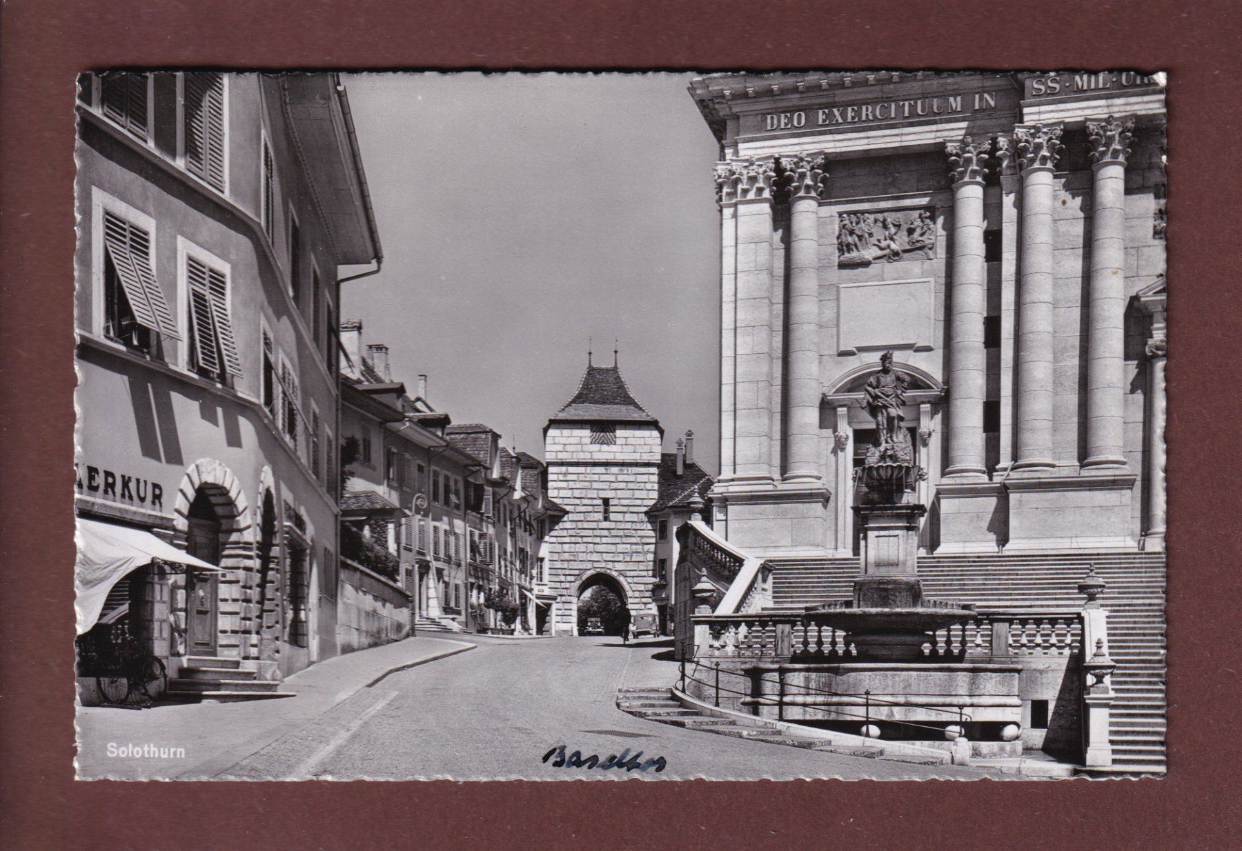 Cartoline postali: SOLOTHURN - Baseltor – Usato da Pully venduto da nicecards