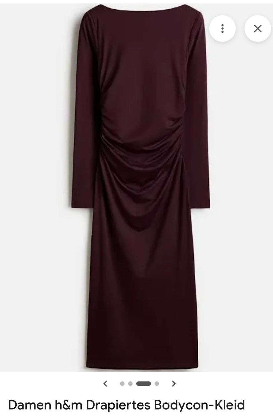 H&M Vestiti: Cooles Kleid, bordeaux, Gr.XL – Usato da chur venduto da corazon710 3