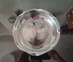 Schale Glas Herzrandwellen, Top Zustand