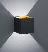 TRIO Leuchten Louis Wandleuchte, LED schwarz matt