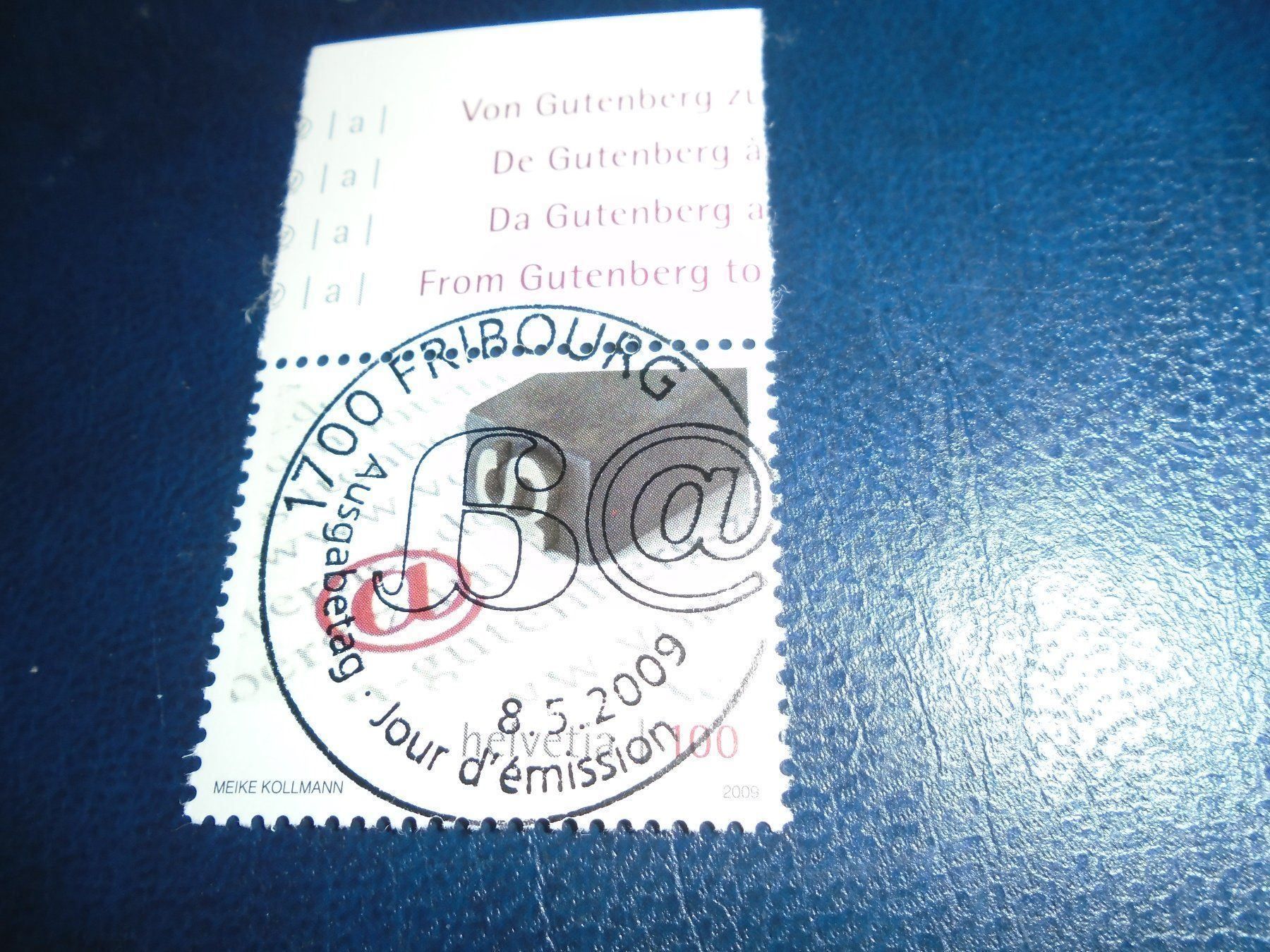 Tutti i francobolli: 2009 Gutenberg ET-VOLL – Usato da Olten venduto da Disc-Verkauf