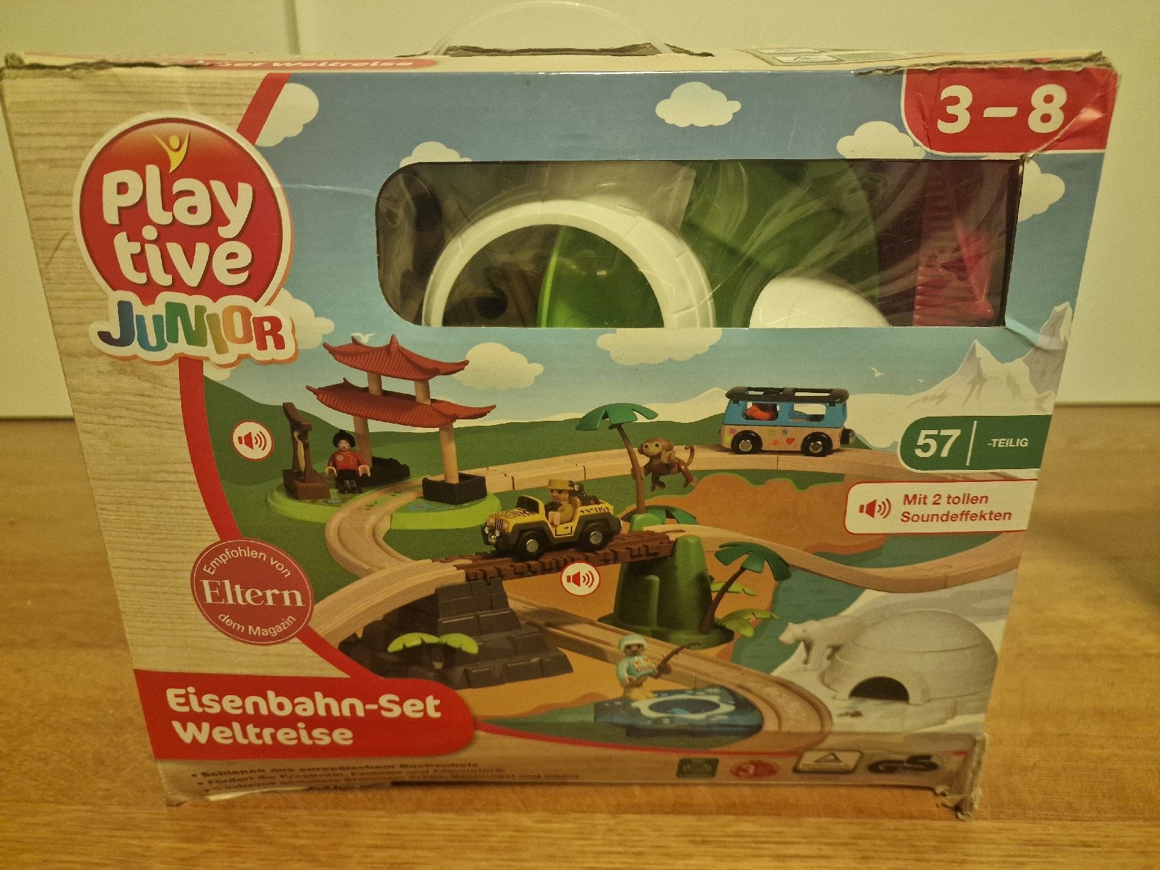 Giocattoli: Playtive Junior Eisenbahn-Set Weltreise – Usato da Uetikon am See venduto da Walkingtothemoon 5