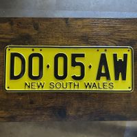 🇦🇺 Australien - New South Wales DO-05-AW - Autoschild 🇦🇺