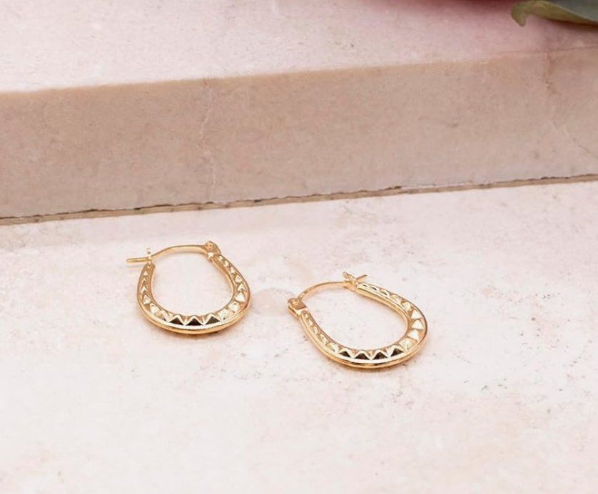 Orecchini pendenti & Orecchini a lobo: creolen aus echtgold – Nuovo e nell'imballaggio originale da Hemmental venduto da Goldwelt2 1